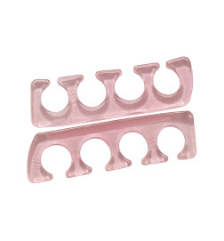 Paire de Séparateurs d'Orteils Silicone Rose Peggy Sage