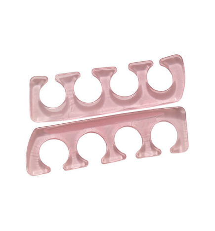 Paire de Séparateurs d'Orteils Silicone Rose Peggy Sage