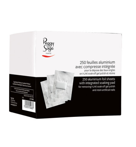 Feuilles Aluminium avec Compresse Intégrée Peggy Sage x 250