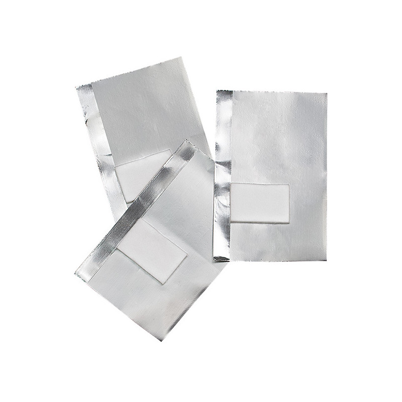 Feuilles Aluminium avec Compresse Intégrée Peggy Sage x 50
