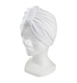 Bonnet Turban Blanc Peggy Sage