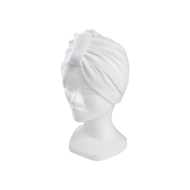 Bonnet Turban Blanc Peggy Sage