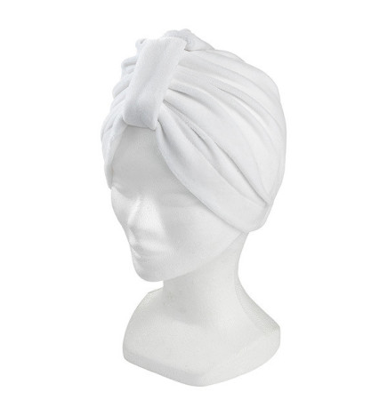 Bonnet Turban Blanc Peggy Sage