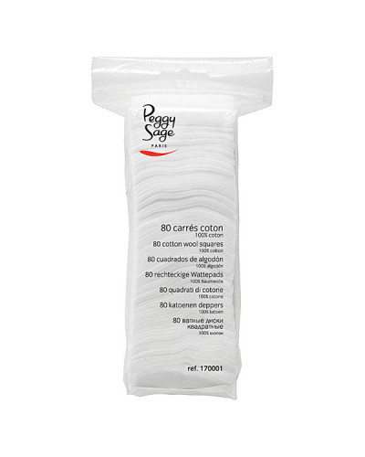 Carrés Coton Peggy Sage x 80