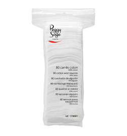Carrés Coton Peggy Sage x 80