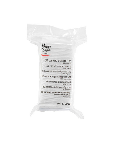 Carrés Coton GM Peggy Sage x 50