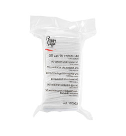 Carrés Coton GM Peggy Sage x 50