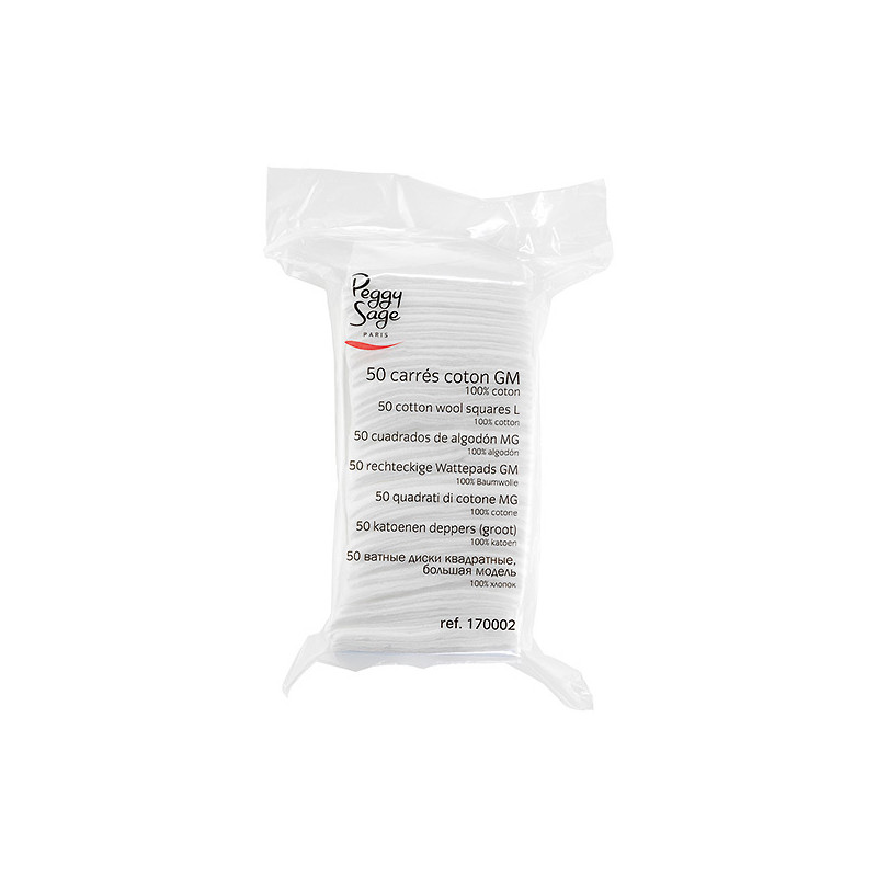 Carrés Coton GM Peggy Sage x 50 Carrés Coton GM Peggy Sage x 50