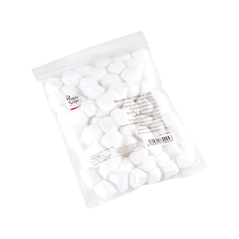 Boules de Coton Peggy Sage x 100 Boules de Coton Peggy Sage x 100