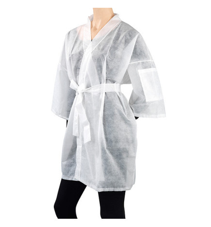 Kimono Jetable Blanc Peggy Sage