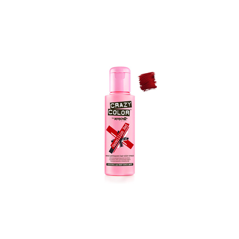 Crazy Color N°40 Vermillon Red 100ml