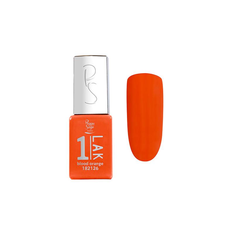 One Lak 1 Step Gel Polish Blood Orange Peggy Sage 5ml One Lak 1 Step Gel Polish Blood Orange Peggy Sage 5ml