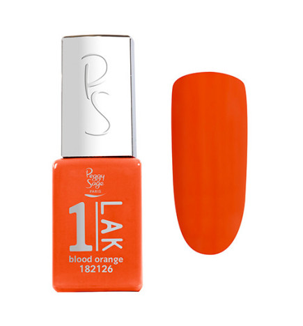 One Lak 1 Step Gel Polish Blood Orange Peggy Sage 5ml