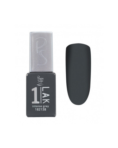 Vernis Semi Permanent 1-lak 3 en 1 - Intense Grey Laqué