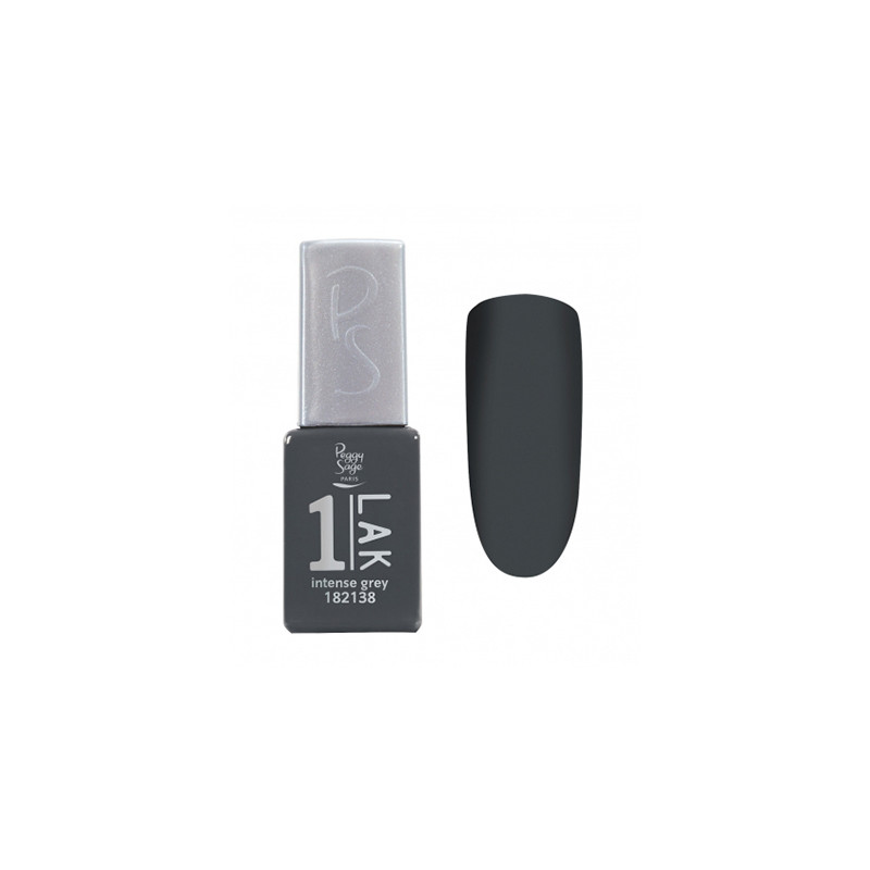 One Lak 1 Step Gel Polish Intense Grey Laqué Peggy Sage 5ml One Lak 1 Step Gel Polish Intense Grey Laqué Peggy Sage 5ml