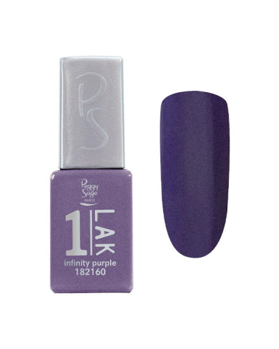 Vernis semi-permanent 3-en-1 One-LAK  Infinity Purple Peggy Sage 5ml