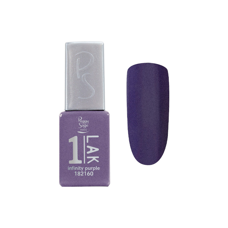 Vernis semi-permanent 3-en-1 One-LAK Infinity Purple Peggy Sage 5ml Vernis semi-permanent 3-en-1 One-LAK Infinity Purple Peggy Sage 5ml