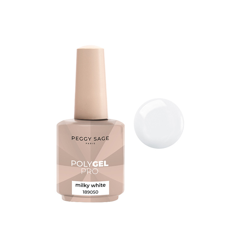 Polygel Liquide Polygel Pro - Milky White 15ml Peggy Sage Polygel Liquide Polygel Pro - Milky White 15ml Peggy Sage