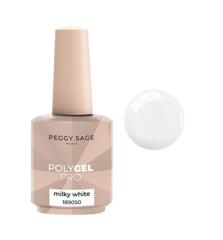 Polygel Liquide Polygel Pro - Milky White 15ml Peggy Sage