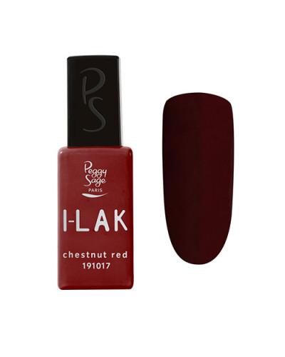 I Lak Soak Off Gel Polish Chestnut Red Peggy Sage 11ml