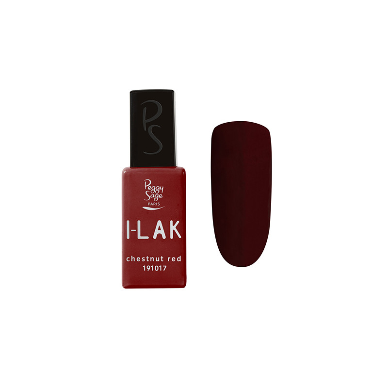 I Lak Soak Off Gel Polish Chestnut Red Peggy Sage 11ml I Lak Soak Off Gel Polish Chestnut Red Peggy Sage 11ml