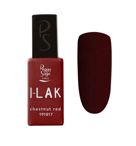 I Lak Soak Off Gel Polish Chestnut Red Peggy Sage 11ml