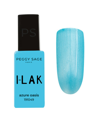 Vernis semi-permanent I-LAK 1049  Azure Oasis Peggy Sage 11ml