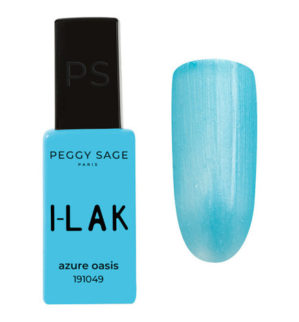Vernis semi-permanent I-LAK 1049  Azure Oasis Peggy Sage 11ml