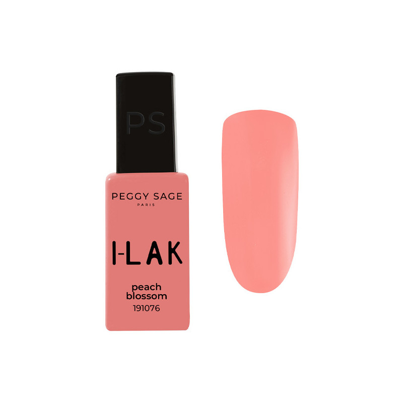 Vernis semi-permanent I-LAK N°1076 Peach Blossom Peggy Sage 11ml