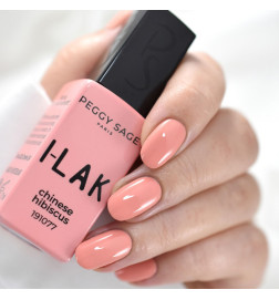 Vernis semi-permanent I-LAK N°1077 Chinese Hibiscus Peggy Sage 11ml