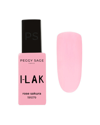 Vernis semi-permanent I-LAK N°1079 Rose Sakura Peggy Sage 11ml