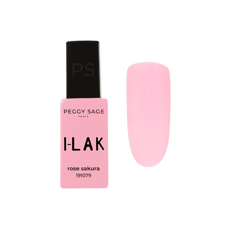 Vernis semi-permanent I-LAK N°1079 Rose Sakura Peggy Sage 11ml Vernis semi-permanent I-LAK N°1079 Rose Sakura Peggy Sage 11ml