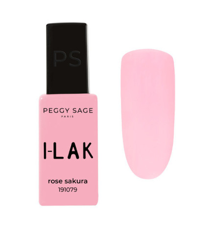 Vernis semi-permanent I-LAK N°1079 Rose Sakura Peggy Sage 11ml
