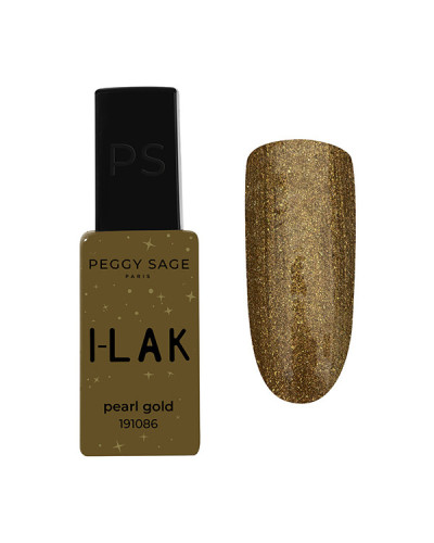 Vernis Semi permanent I-LAK N°1086 Pearl Gold 11ml Peggy Sage