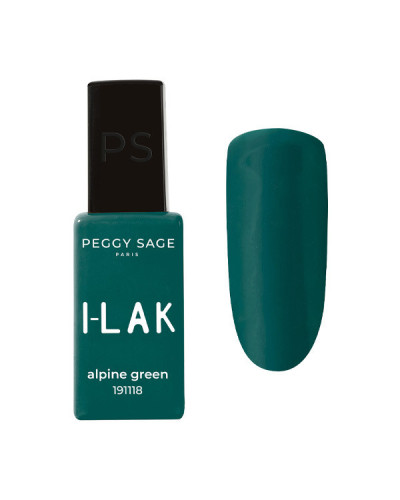 Vernis Semi-Permanent I-LAK Alpine Green Peggy Sage 11ml
