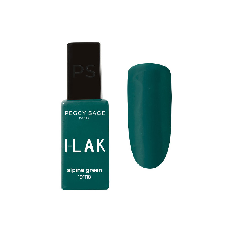 Vernis Semi-Permanent I-LAK Alpine Green Peggy Sage 11ml Vernis Semi-Permanent I-LAK Alpine Green Peggy Sage 11ml