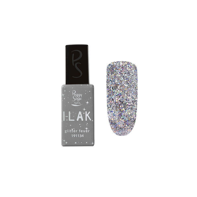 ILak Soak Off Gel Polish Glitter Fever Peggy Sage 11ml