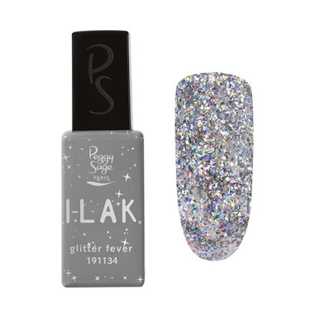 ILak Soak Off Gel Polish Glitter Fever Peggy Sage 11ml