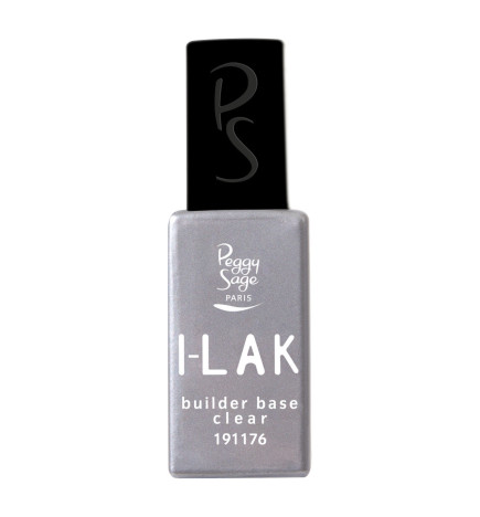 ILak Soak Off Gel Polish Builder Base Transparent Peggy Sage 11ml