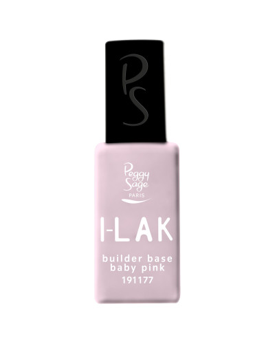 ILak Soak Off Gel Polish Builder Base Rose Naturel Baby Pink Peggy Sage 11ml
