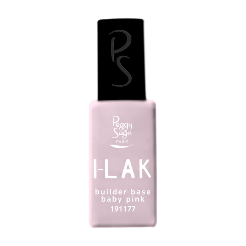 ILak Soak Off Gel Polish Builder Base Rose Naturel Baby Pink Peggy Sage 11ml ILak Soak Off Gel Polish Builder Base Rose Naturel Baby Pink Peggy Sage 11ml