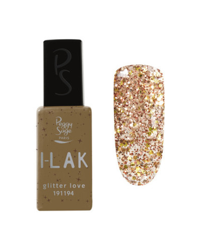 ILak Soak Off Gel Polish Glitter Love Peggy Sage 11ml