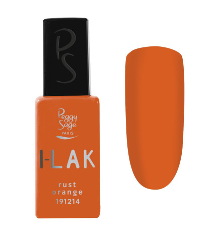 ILak Soak Off Gel Polish Rust Orange Peggy Sage 11ml