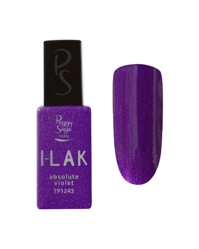 Vernis semi-permanent I-LAK Absolute Violet Peggy Sage 11ml