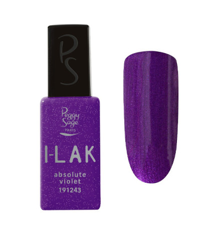 Vernis semi-permanent I-LAK Absolute Violet Peggy Sage 11ml
