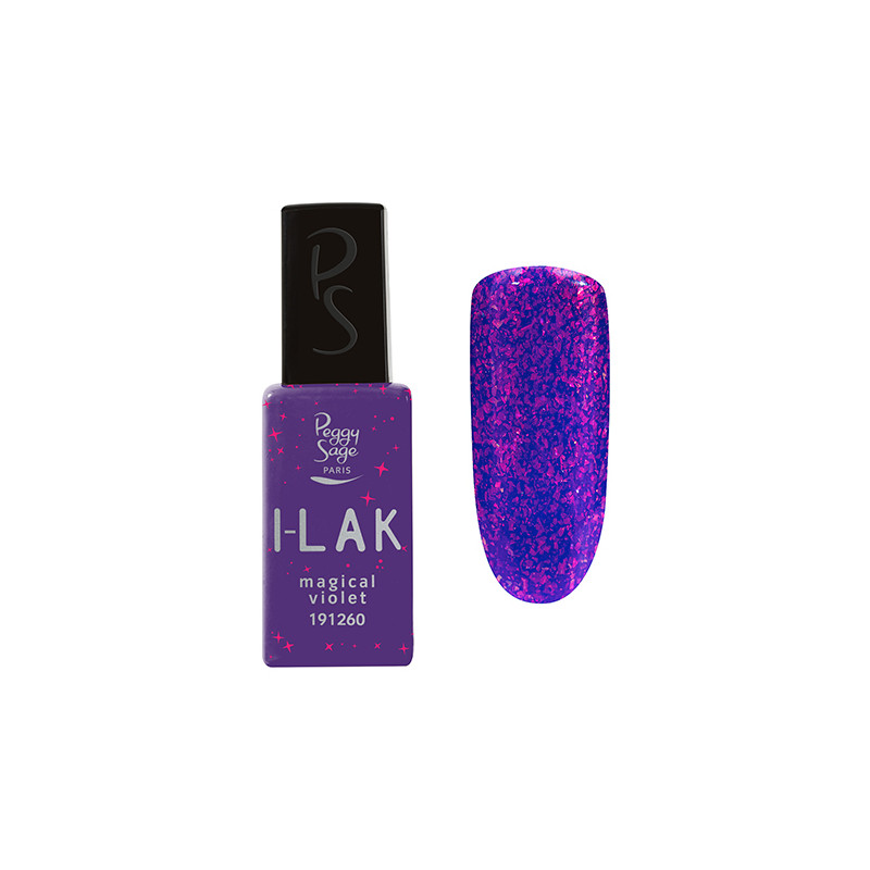 Vernis semi-permanent I-LAK Magical Violet Peggy Sage 11ml Vernis semi-permanent I-LAK Magical Violet Peggy Sage 11ml