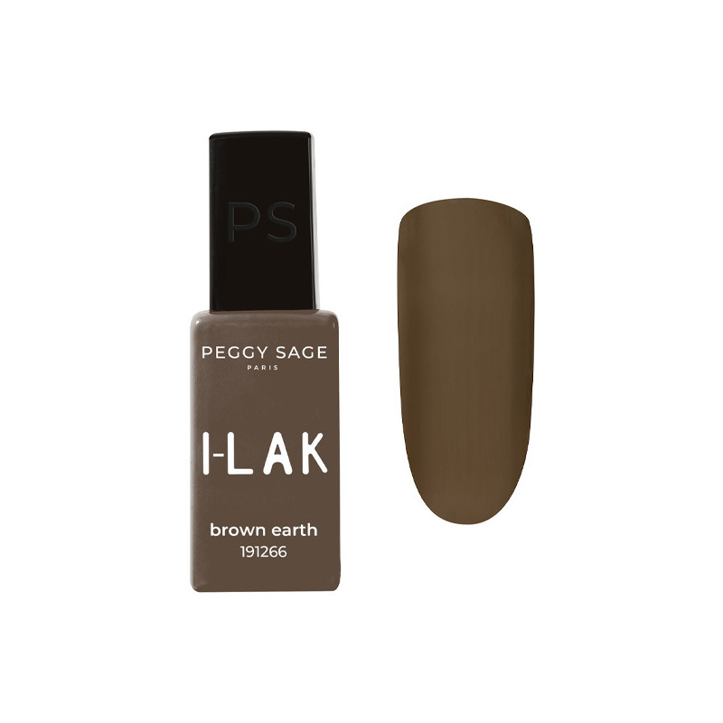Vernis semi-permanent laqué I-LAK brown earth Peggy Sage 11ml