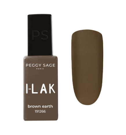 Vernis semi-permanent laqué I-LAK brown earth Peggy Sage 11ml