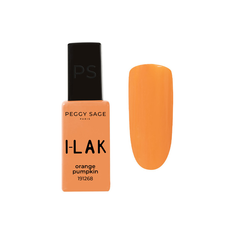 Vernis semi-permanent laqué I-LAK orange pumpkin Peggy Sage 11ml