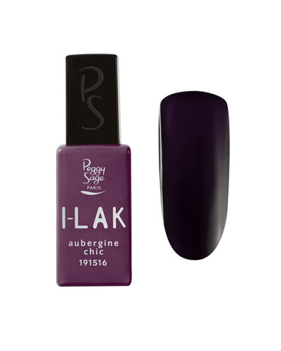 ILak Soak Off Gel Polish aubergine Chic Peggy Sage 11ml
